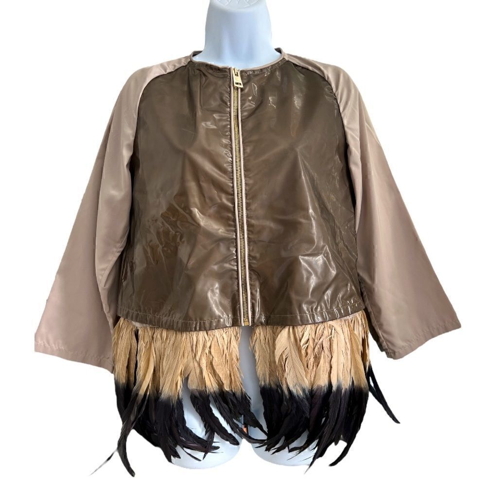 GOOSE Tech The Luxury Really Made In Italy Fashion Jacket Size S.